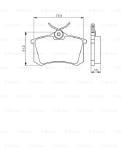 FREN BALATASI ARKA MEGANE II 7701206784/440605713R 7701208421-1J0698451-