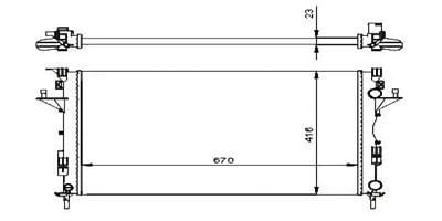 RADYATÖR LGN II 1.6-1.8-2.0-1.9 DCI (AC+MEK+OTOM)