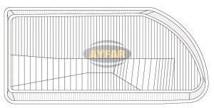 FAR CAMI SAĞ 1997 R9 BROADWAY  97=> (10263)