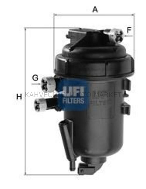 YAKIT FİLTRESİ KOMPLE COMBO-MERIVA-AGILA 1.3 CDTI