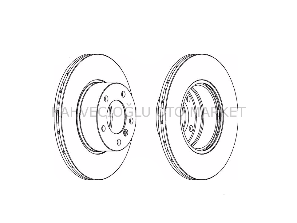 FREN DİSKİ BMW E-39 ÖN 520/523/525/528/530/535 (TA