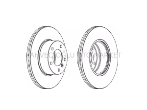 FREN DİSKİ BMW E-39 ÖN 520/523/525/528/530/535 (TA