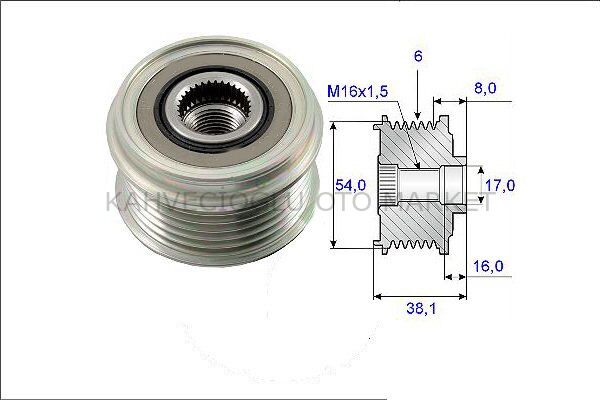 ALTERNATOR KASNAGI COR.C-D/ AST.G-H/ MERİVA 1.3