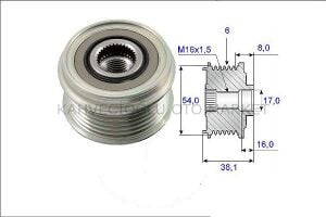 ALTERNATOR KASNAGI COR.C-D/ AST.G-H/ MERİVA 1.3
