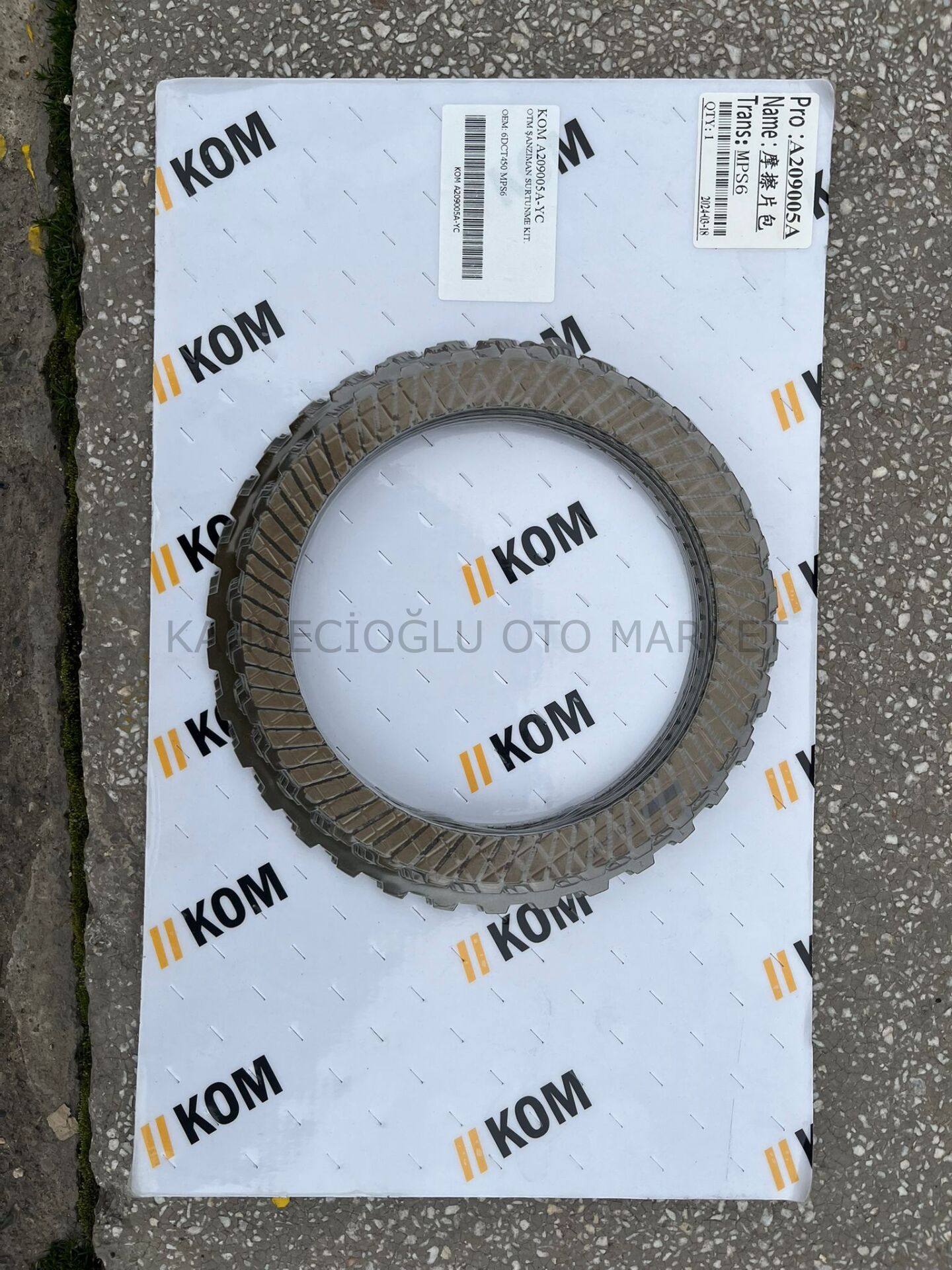 OTM ŞANZIMAN SÜRTÜNME KİT. MPS6 6DCT450 MPS6 6DCT450-+