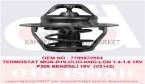 TERMOSTAT MGN-R19-CLIO-KNG-LGN 1.4-1.6 16V -P206 B