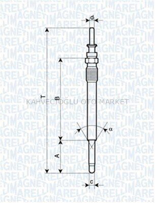 KIZDIRMA BUJİSİ OPEL VECTRA B/ VECTRA C 2.0 DTI/ O