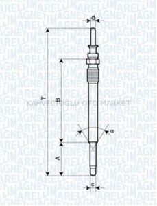 KIZDIRMA BUJİSİ OPEL VECTRA B/ VECTRA C 2.0 DTI/ O