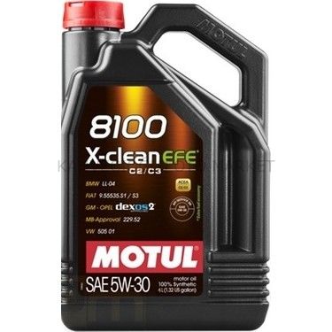 MOTUL 8100 X-CLEAN EFE SAE 5W30 4L