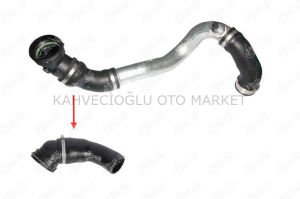 TURBO HORTUMU BMW  METAL BORU HARİÇ (KONNEKTÖRLÜ) 11617799398 11617797699 11617789961